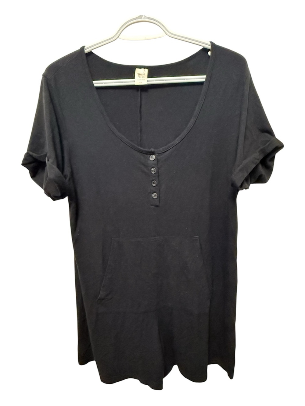 Smash + Tess Black Short Romper